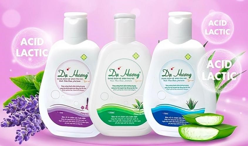 Dung dịch vệ sinh phụ nữ Dạ Hương có các thành phần an toàn, lành tính
