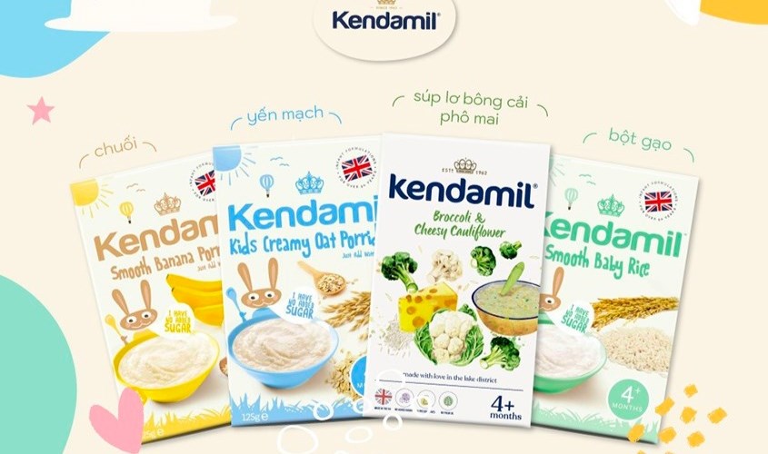 Bột ăn dặm kendamil