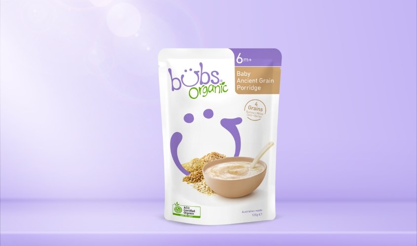 Bubs Organic là một thương hiệu nổi tiếng về các sản phẩm dinh dưỡng