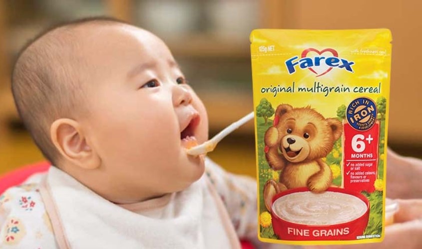 Bột ăn dặm Farex của thương hiệu Farex được phát triển bởi Heinz