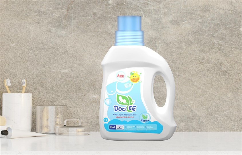 Nước giặt xả quần áo cho bé Docilee hương Little Melon can 1 lít