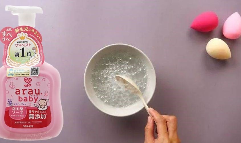 Bọt tắm gội cho bé Arau Baby chiết xuất thảo dược 450 ml (0 - 3 tuổi)