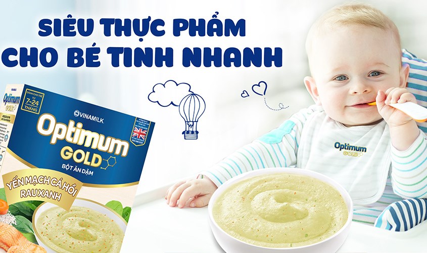 Bột ăn dặm Optimom Gold Bột ăn dặm Optimom Gold