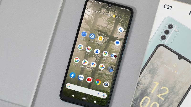 Nokia C31 (3GB/32GB) sở hữu cấu hình ổn định 