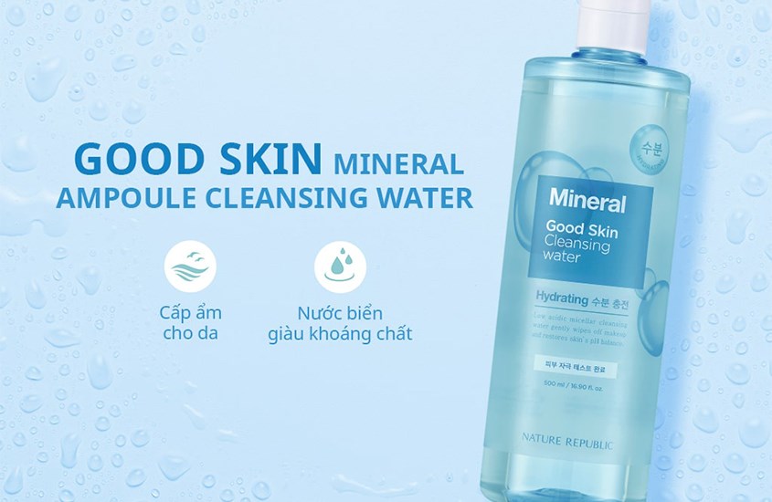 Nước tẩy trang dưỡng ẩm cho da Nature Republic Good Skin