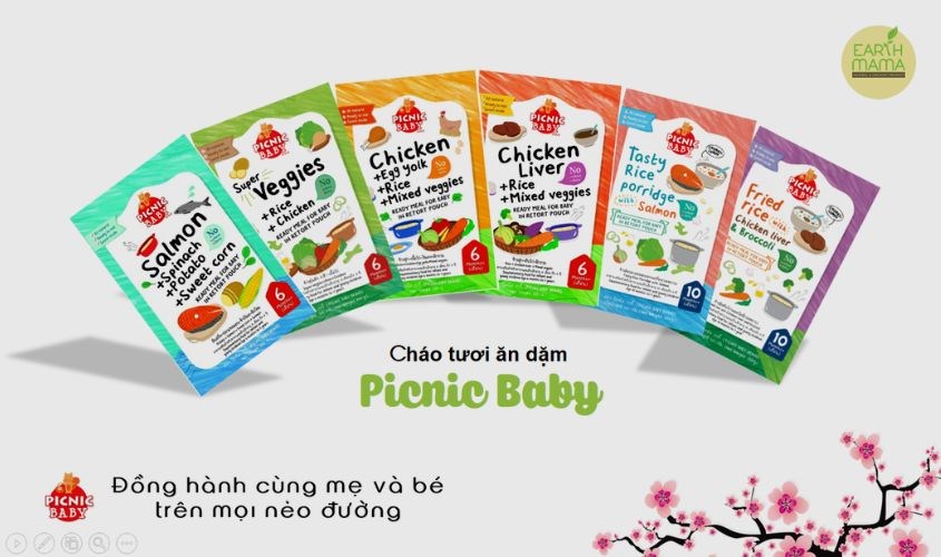 Cháo tươi ăn dặm Picnic Baby