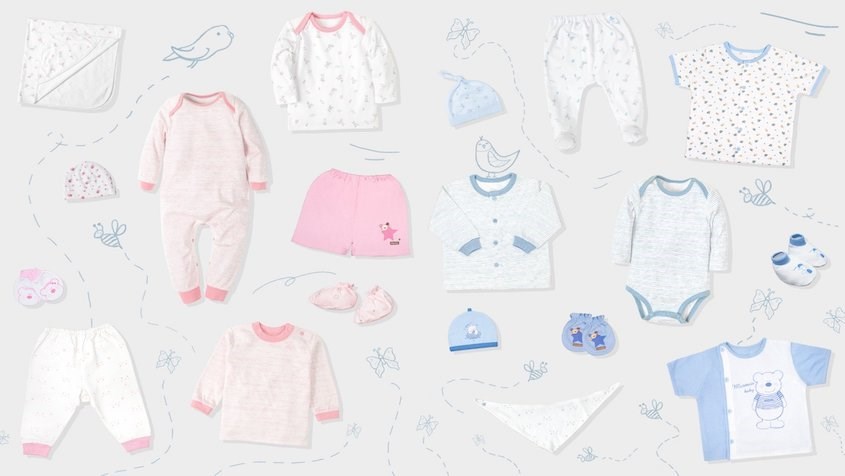 Đồ sơ sinh Miomio với đa dạng kiểu dáng