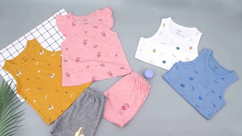 Quần áo sơ sinh thương hiệu Dokma