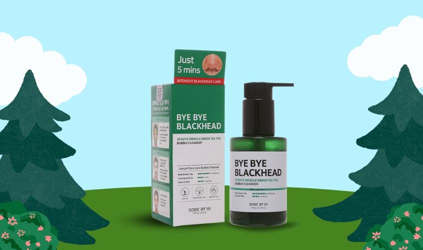 Sữa rửa mặt sủi bọt làm giảm và ngăn ngừa mụn đầu đen Some By Mi Bye Bye Blackhead 120g