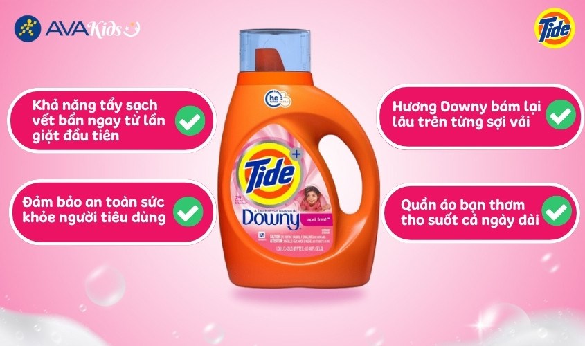 Nước giặt Tide hương Downy