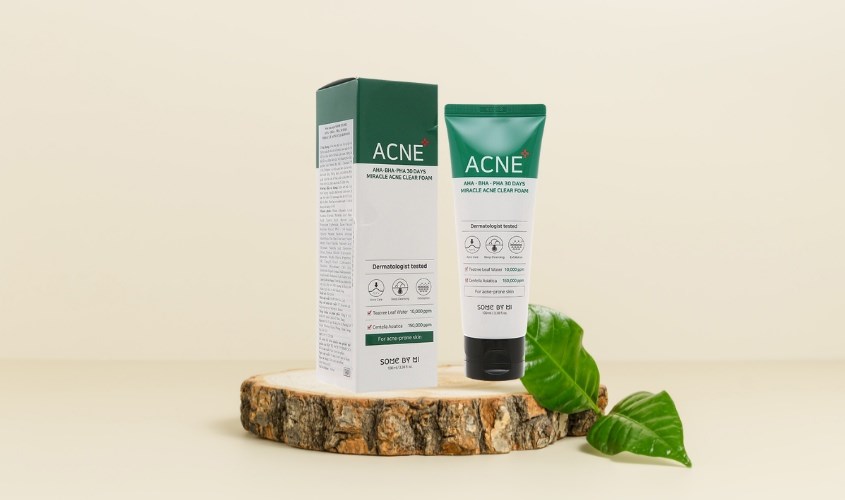 Sữa rửa mặt làm dịu da mụn Some By Mi AHA-BHA-PHA 30 Days Miracle 100 ml