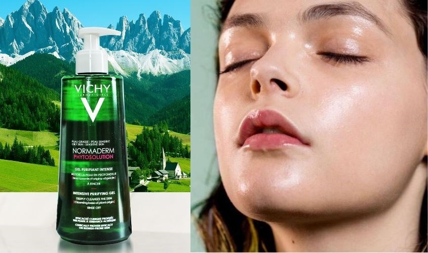 Gel rửa mặt làm sạch sâu, giảm bã nhờn dành cho da dầu mụn Vichy Normaderm Phytosolution 200 ml