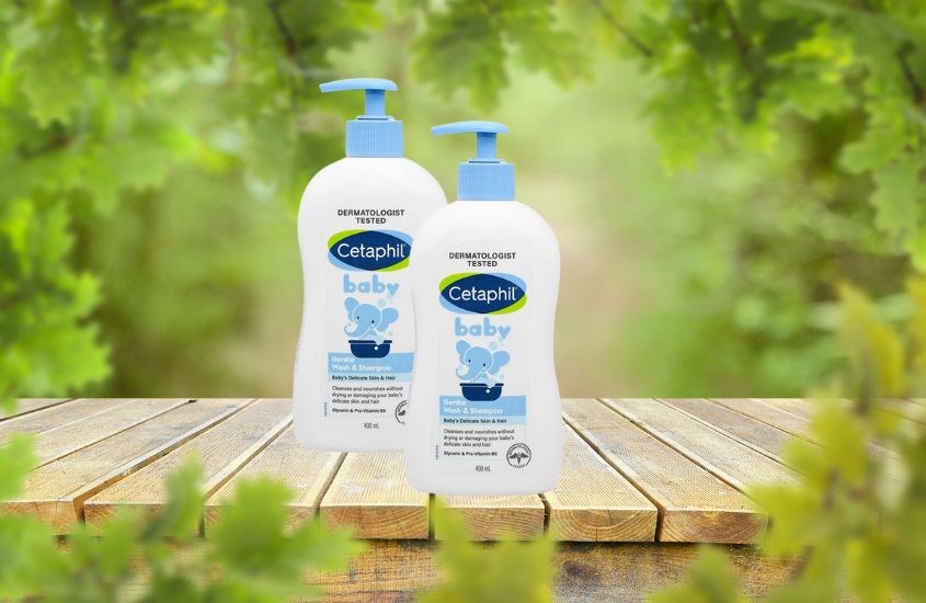 Combo 2 sữa tắm & gội 2in1 cho bé Cetaphil Baby Gentle hương dịu nhẹ 400 ml (mọi độ tuổi)