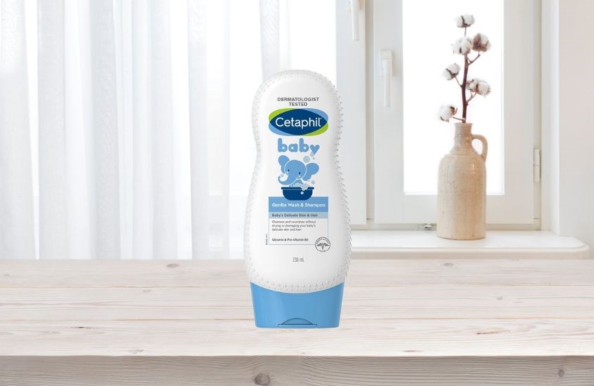 Sữa tắm & gội 2in1 cho bé Cetaphil Baby Gentle hương dịu nhẹ 230 ml (mọi độ tuổi)