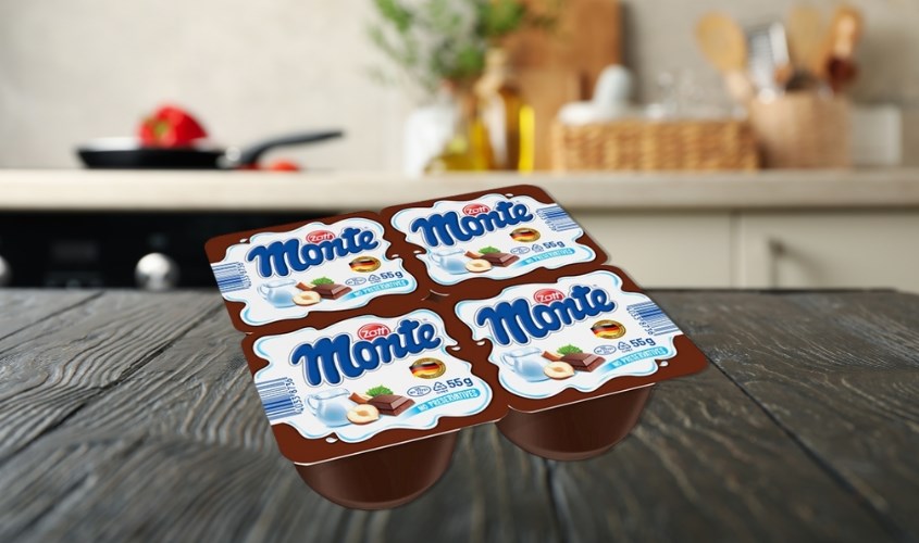 Lốc 4 hũ váng sữa Zott Monte vị socola 55g (từ 6 tháng)