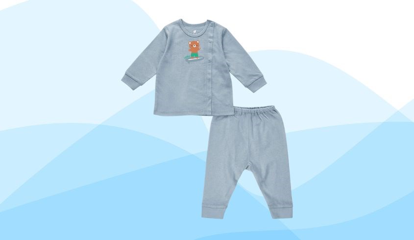 Bộ tay dài Lullaby NH108V màu xanh dương Bộ tay dài Lullaby NH108V màu xanh dương