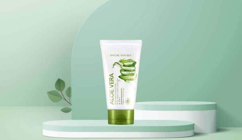 Sữa rửa mặt chiết xuất Lô Hội Nature Republic Soothing & Moisture 150 ml