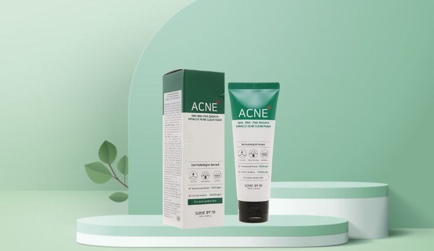 Sữa rửa mặt làm dịu da mụn Some By Mi AHA-BHA-PHA 30 Days Miracle 100 ml
