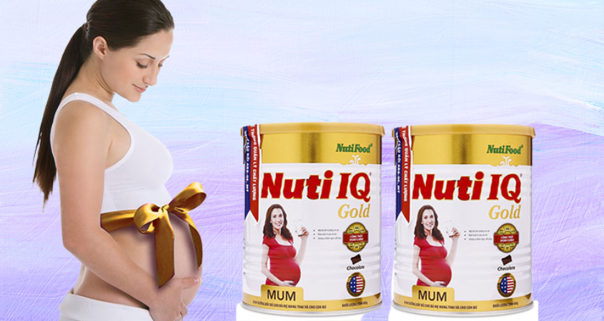 Sữa Nuti IQ Mum Gold tốt cho mẹ và bé