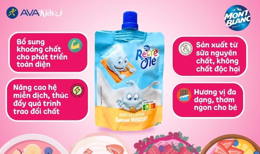 Váng sữa Recre Ole Mont Blanc