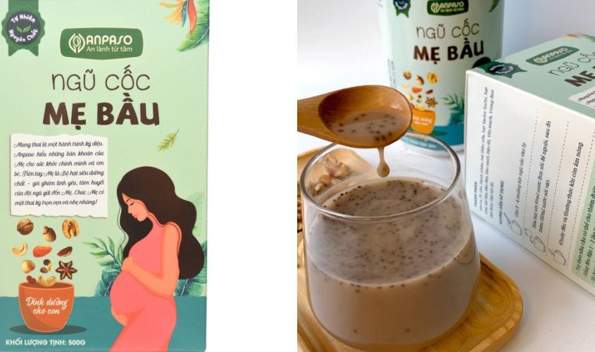 Ngũ cốc mẹ bầu Anpaso hũ 500g (dành cho phụ nữ mang thai)