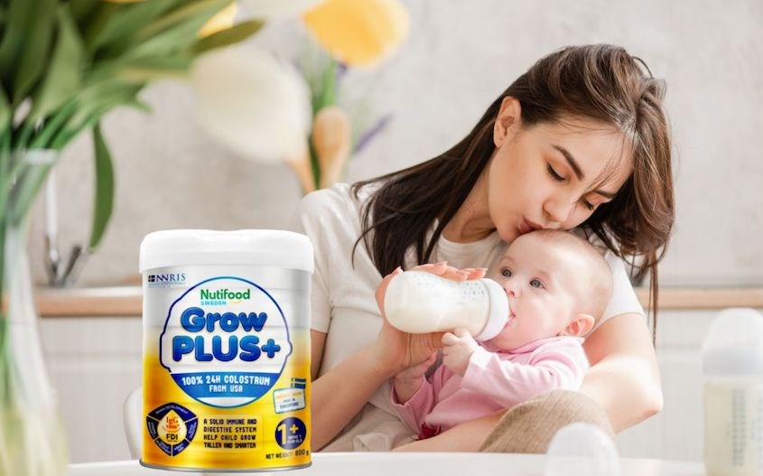 Nên cho bé sử dụng hết sữa Grow Plus trong một lần pha, tránh dư thừa Nên cho bé sử dụng hết sữa Grow Plus trong một lần pha, tránh dư thừa