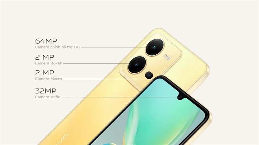 Điện thoại vivo V25E sở hữu độ phân giải camera trước lên đến 32 MP