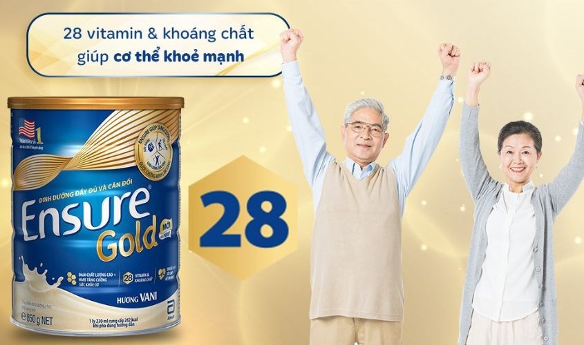 Sữa bột Ensure Gold hương vani 850g