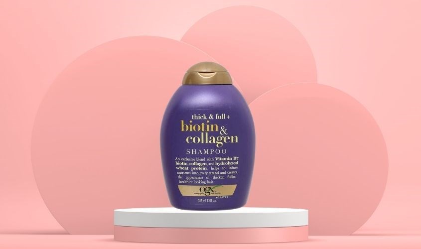 Dầu gội OGX Thick Full Biotin Collagen 385 ml