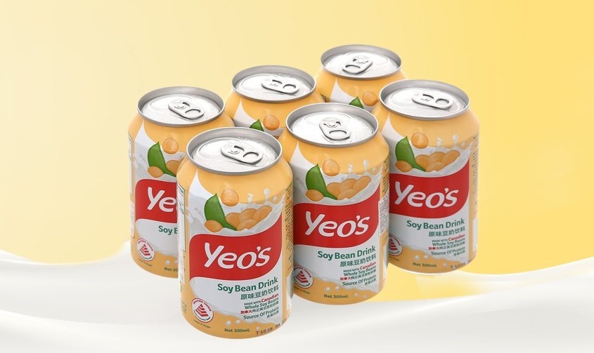 Sữa đậu nành Yeo’s có hương vị dễ uống