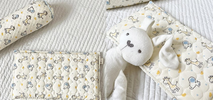 Gối Bessla 36x22x2 cm - Hình thú (3 - 6 tháng)