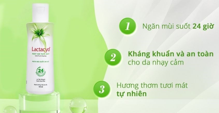 Dung dịch vệ sinh phụ nữ Lactacyd Odor Fresh hương tươi mát 150 ml