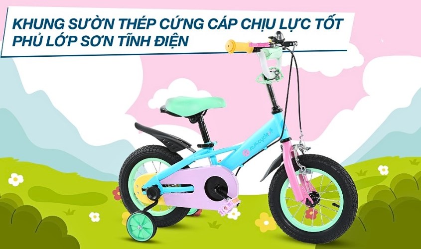 Xe đạp trẻ em AVAcycle Macaroon JY906-12 12 inch