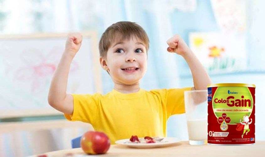 Sữa bột ColosBaby Gain 0+ 800g (0 - 12 tháng) giúp bé tăng đề kháng, phát triển chiều cao, trí tuệ