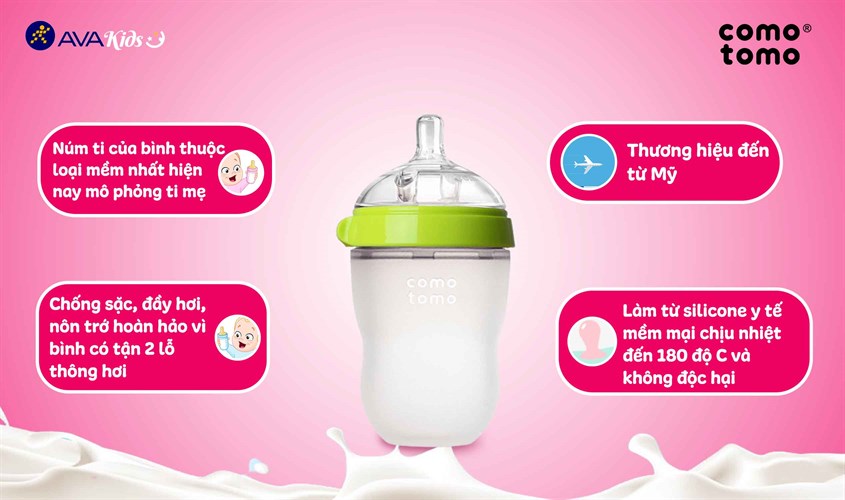 Bình sữa Comotomo 