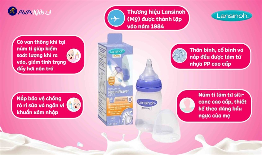 Bình sữa Lansinoh 
