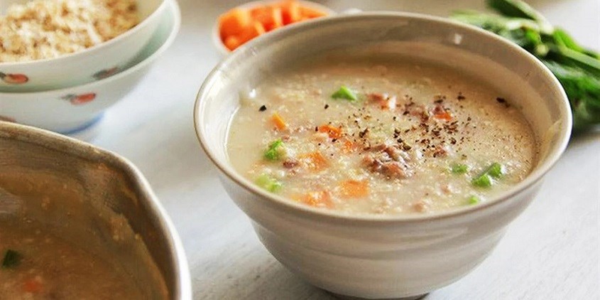 Cháo yến mạch cà rốt thơm ngon
