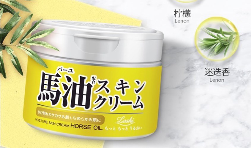 Kem dưỡng dầu ngựa Loshi Horse Oil Moisture Skin Cream