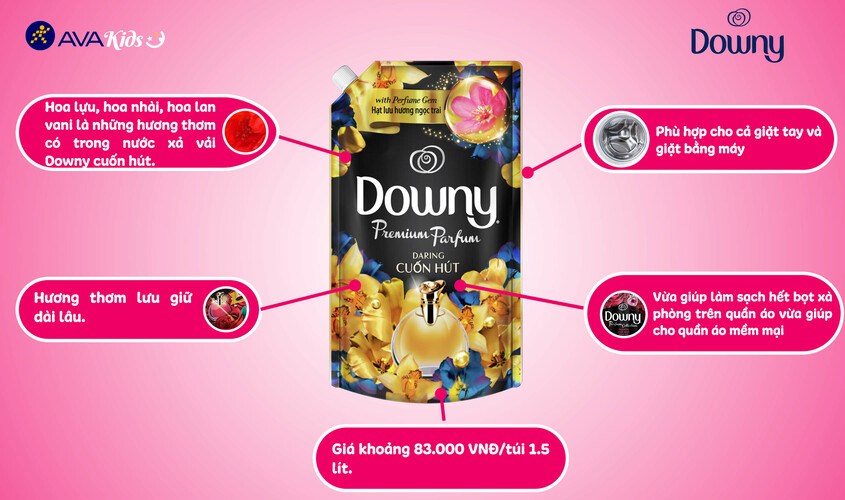 Downy cuốn hút