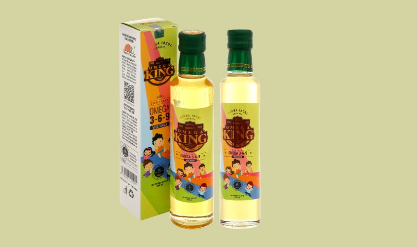 Dầu Sacha inchi Kiddy ăn dặm cho bé chai 250 ml (từ 6 tháng)