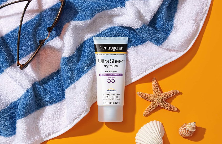 Neutrogena Ultra Sheer Dry Touch Sunscreen Broad Spectrum SPF 55