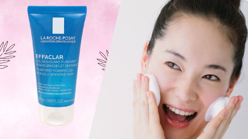 Gel rửa mặt làm dịu và giảm kích ứng dành cho da dầu, mụn La Roche Posay Effaclar 50 ml