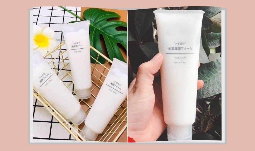 Sữa rửa mặt Muji giúp phục hồi da hư tổn