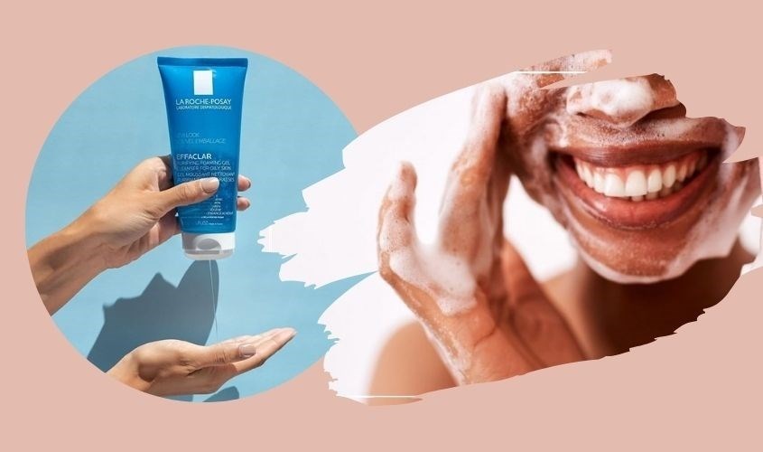 Gel rửa mặt làm dịu và giảm kích ứng dành cho da dầu, mụn La Roche Posay Effaclar 50 ml