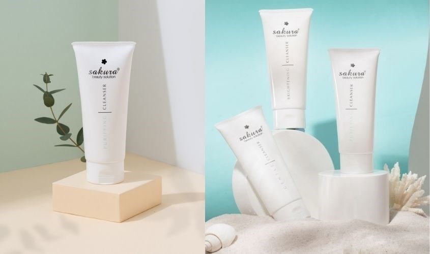 Sữa rửa mặt Sakura Deep Purifying Cleansing Foam giúp ngăn ngừa mụn hiệu quả