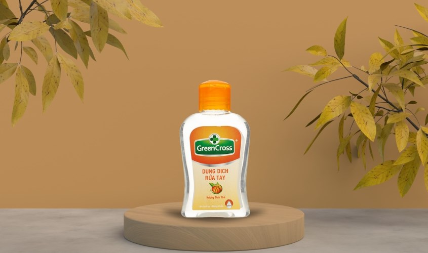 Nước rửa tay khô Green Cross hương dưa táo chai 250 ml