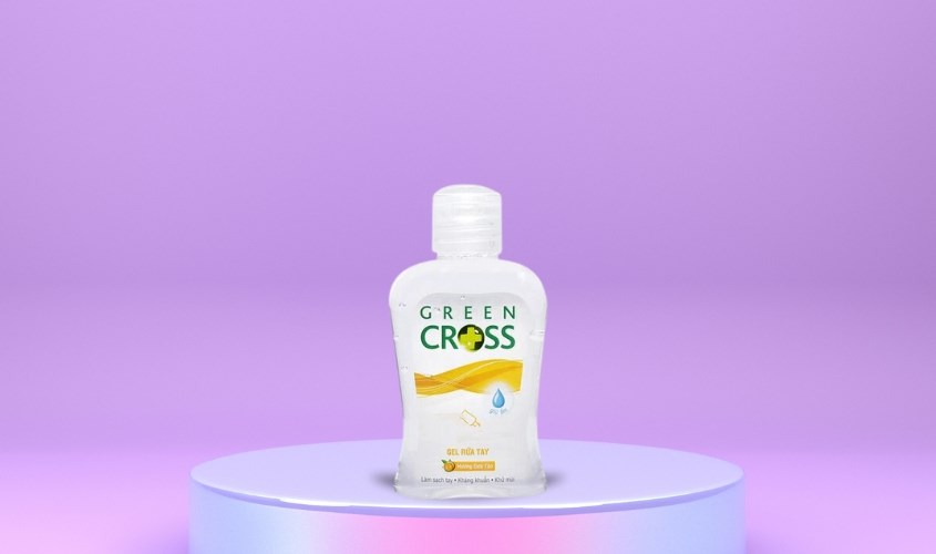 Gel rửa tay khô Green Cross trẻ em hương dưa táo chai 100 ml