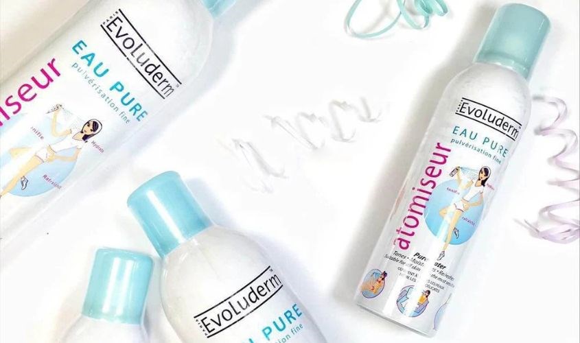 Xịt khoáng Evoluderm Atomiseur Eau Pure