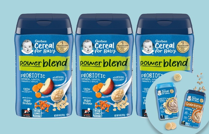 Bột ăn dặm Gerber Rice Cereal giúp bé phát triển trí não