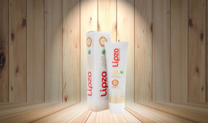 Kem đánh răng từ 6 tuổi Lipzo Herb Gum Protect hương thảo dược thơm mát 185g